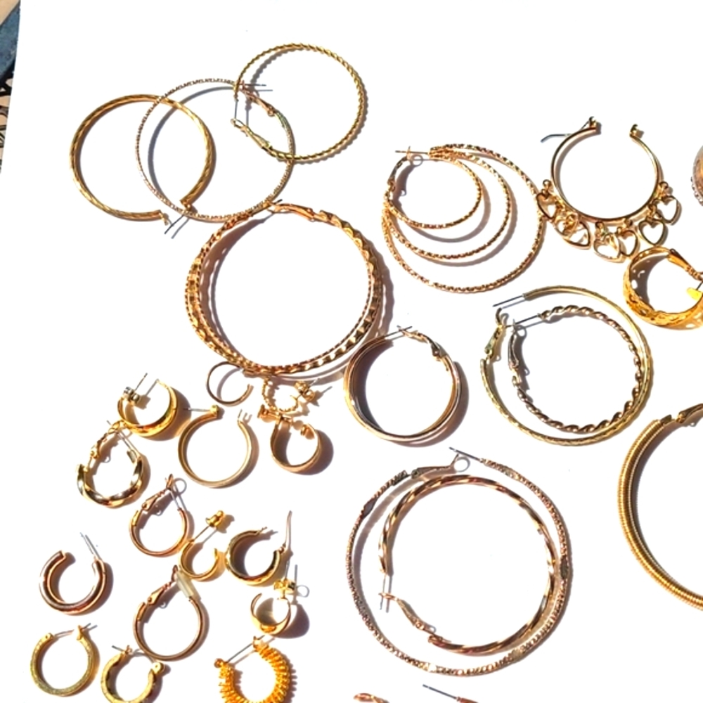 Hoop earring crafter's lot